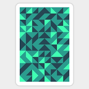 Wonderful Geometric Pattern - Triangle #8 Sticker